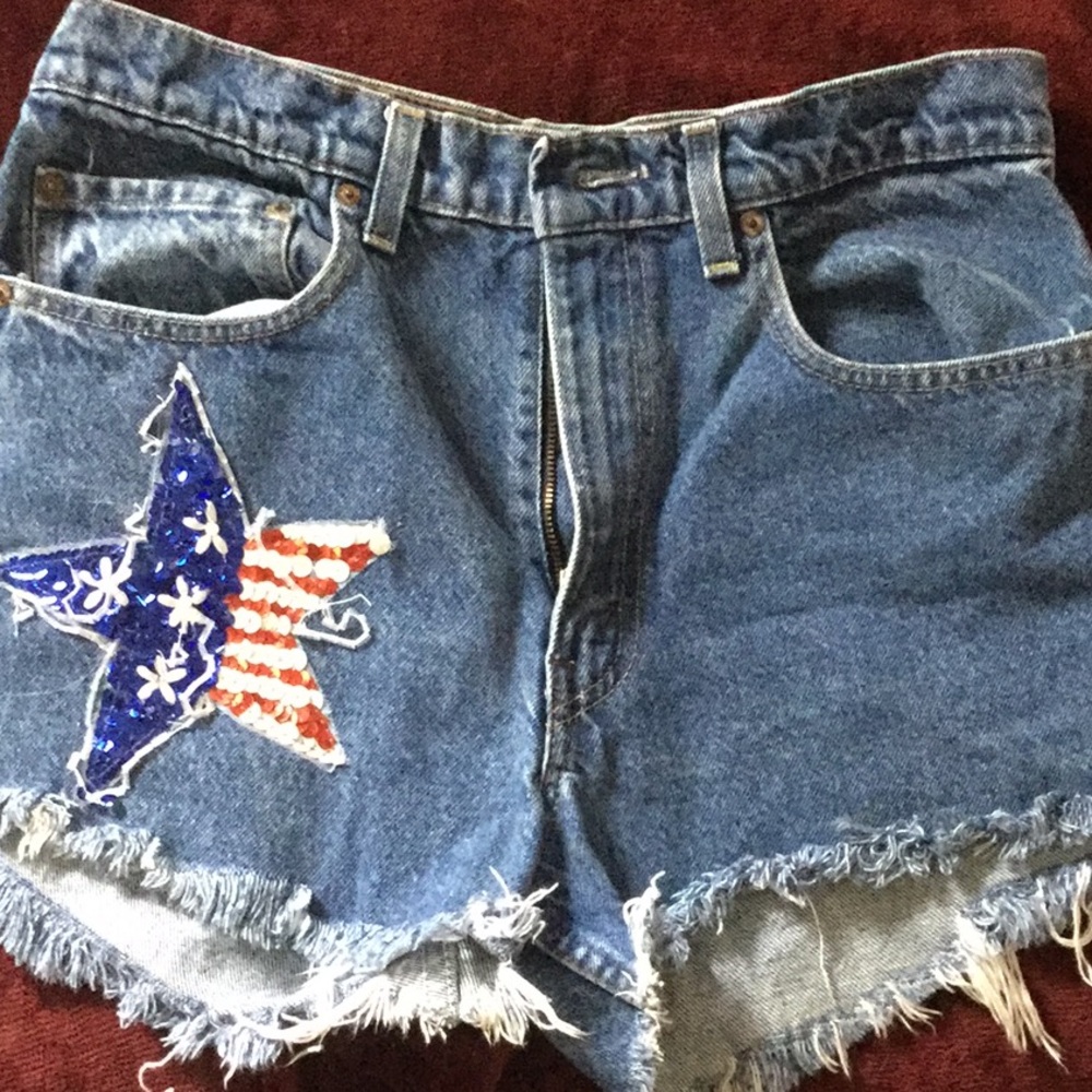Levi’s vintage woman’s custom jean shorts